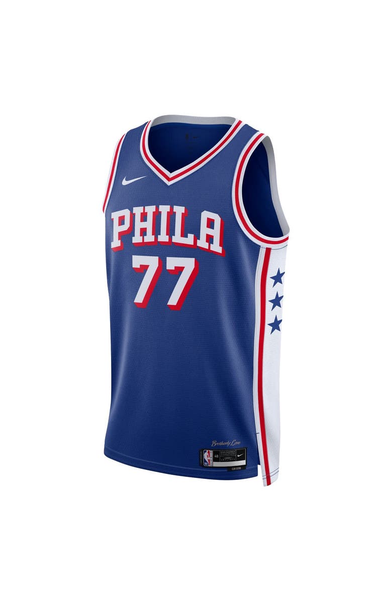 Nike Unisex Nike VJ Edgecombe Royal Philadelphia 76ers Swingman Jersey - Icon Edition, Alternate, color, Royal