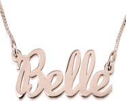 MELANIE MARIE Personalized Nameplate Necklace