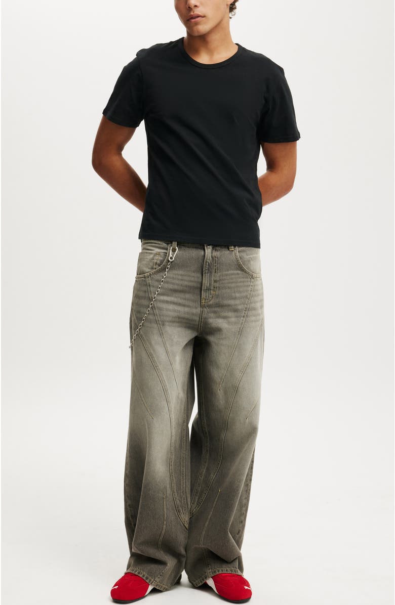 Cotton On Super Baggy Balloon Jean, Alternate, color, Seam Steel Grey