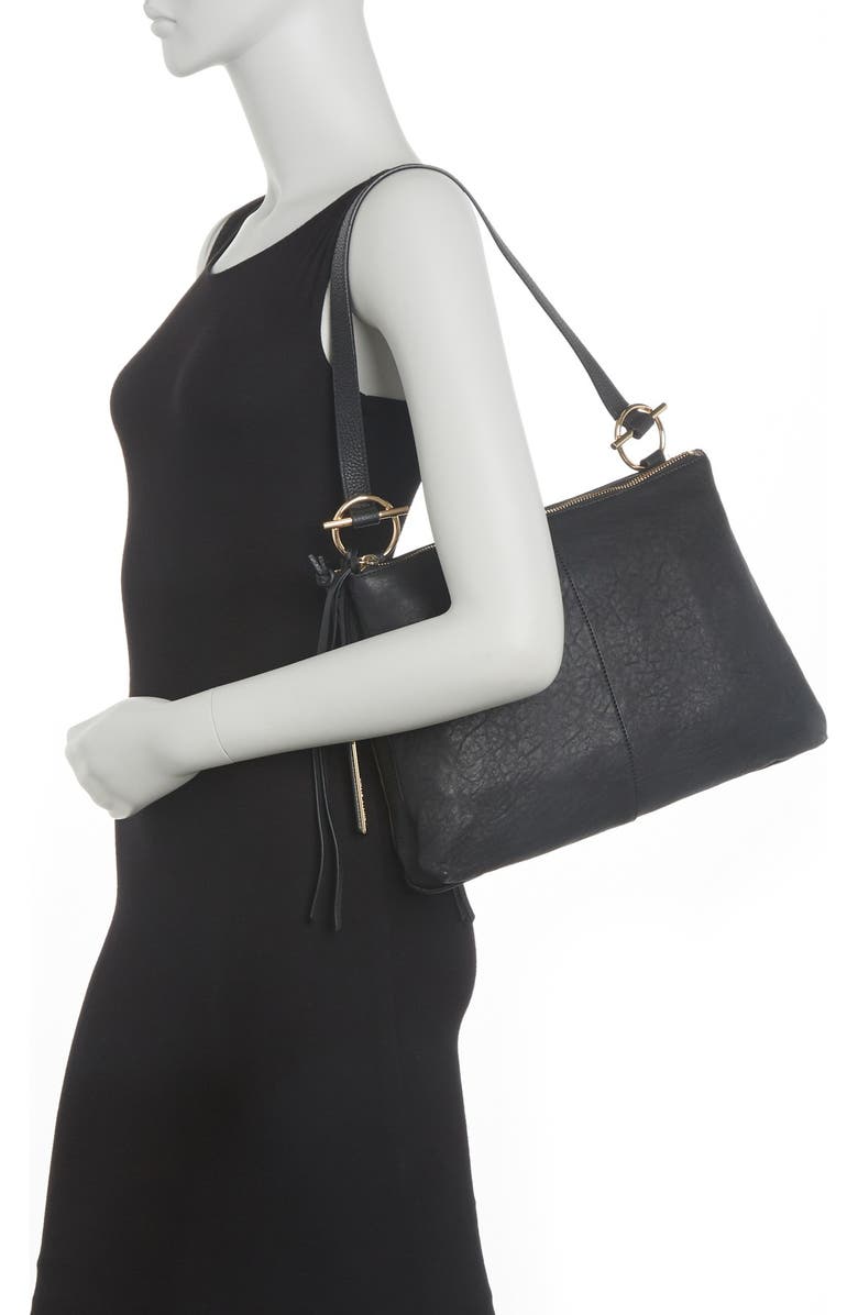 Vince Camuto Keliz Leather Shoulder Bag, Alternate, color,