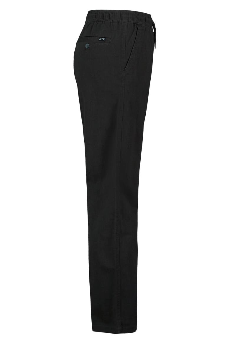 Larry Twill Drawstring Pants, Alternate, color, RAVEN