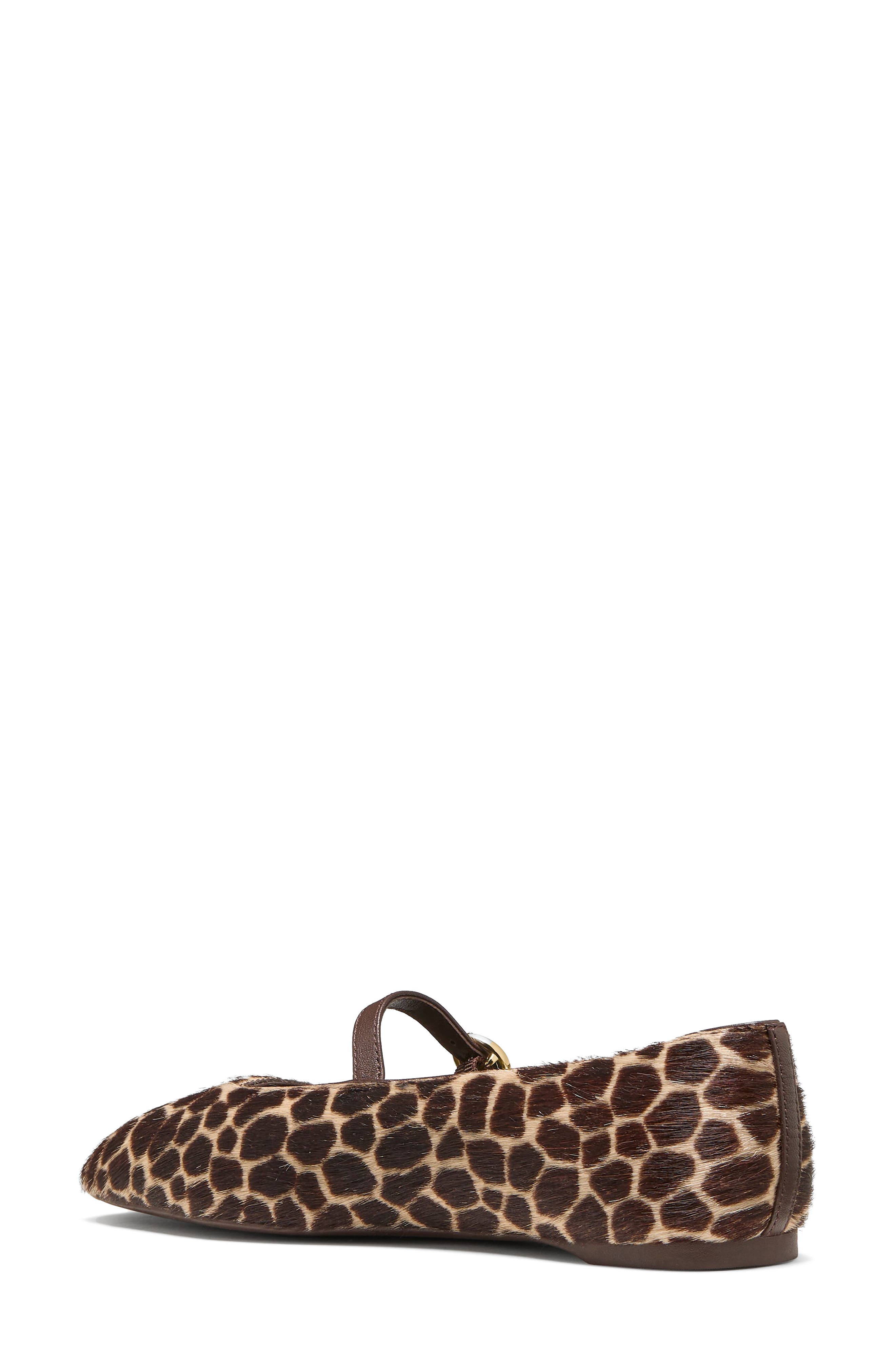 halo genuine calf hair mary jane flat, Alternate, color, HOT FUDGE MULTI