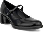 ECCO Sculpted Leather Mary Jane Pump