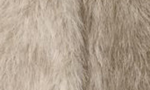 Lk Bennett Faux Fur Jacket In Brown
