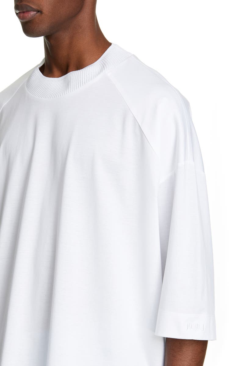 Juun.J Oversize Mock Neck T-Shirt, Alternate, color, 