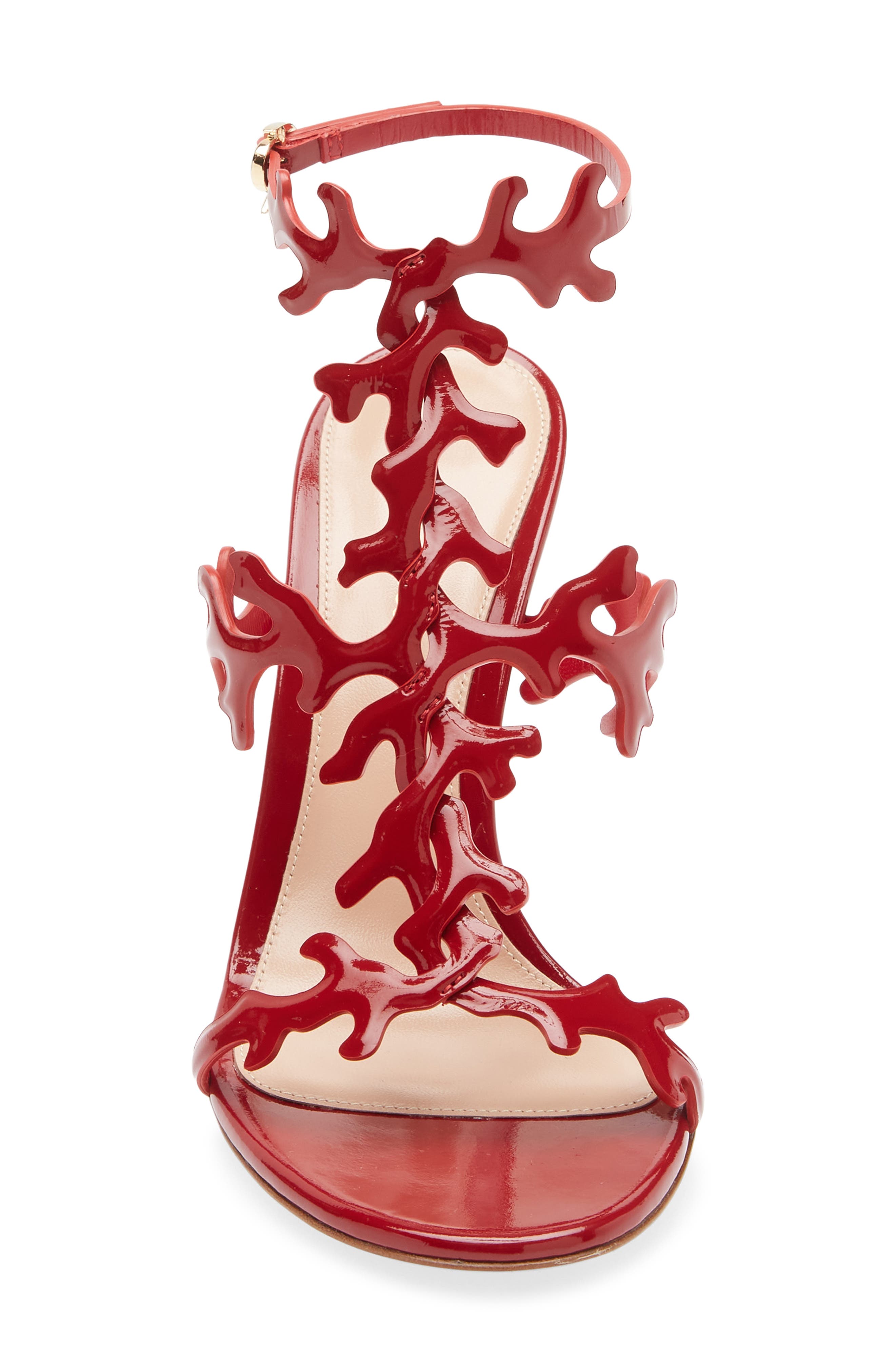 Gianvito Rossi Ocean Ankle Strap Sandal, Alternate, color, Rouge