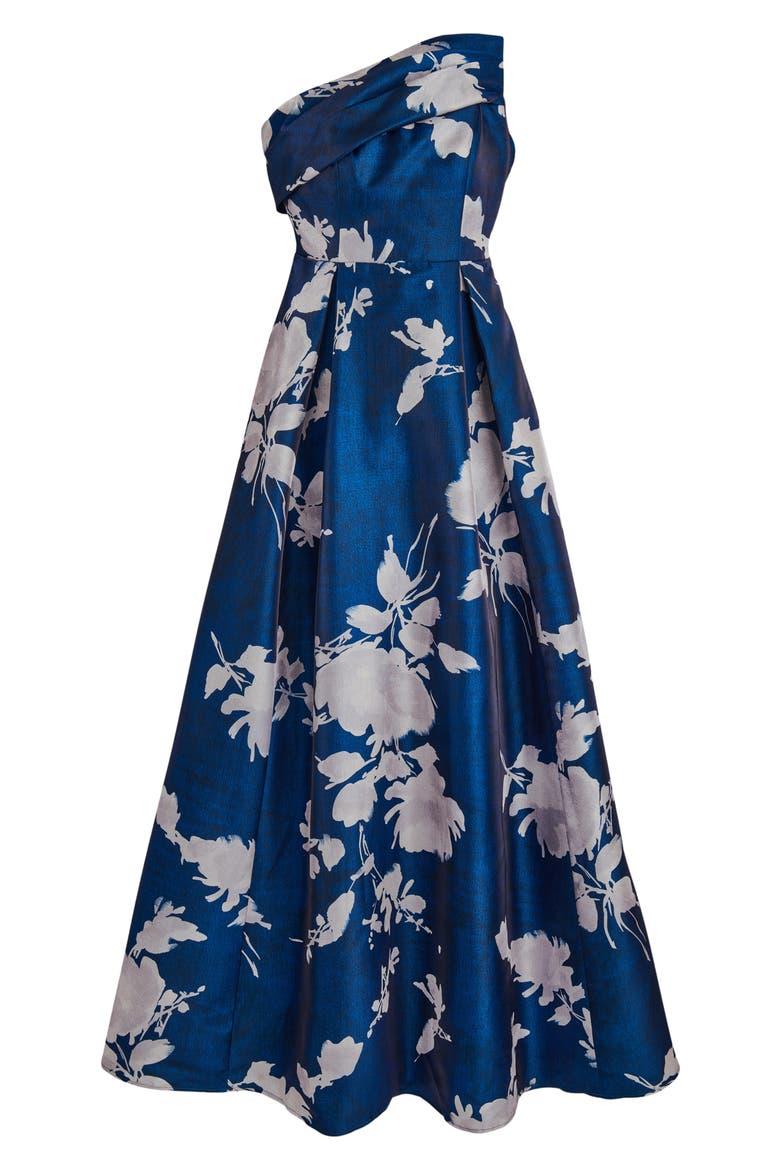 Floral Print Strapless Gown, Alternate, color, MARBELLA MULTI K8Z