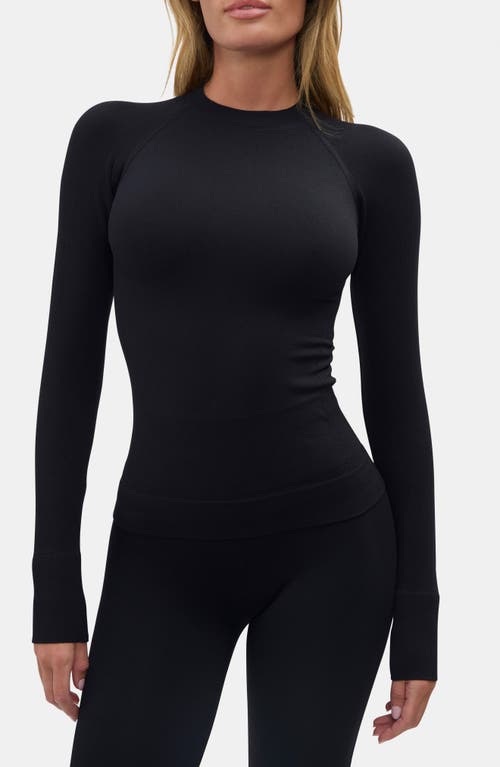 Halfdays Johnson Base Layer Top in Black at Nordstrom, Size Small