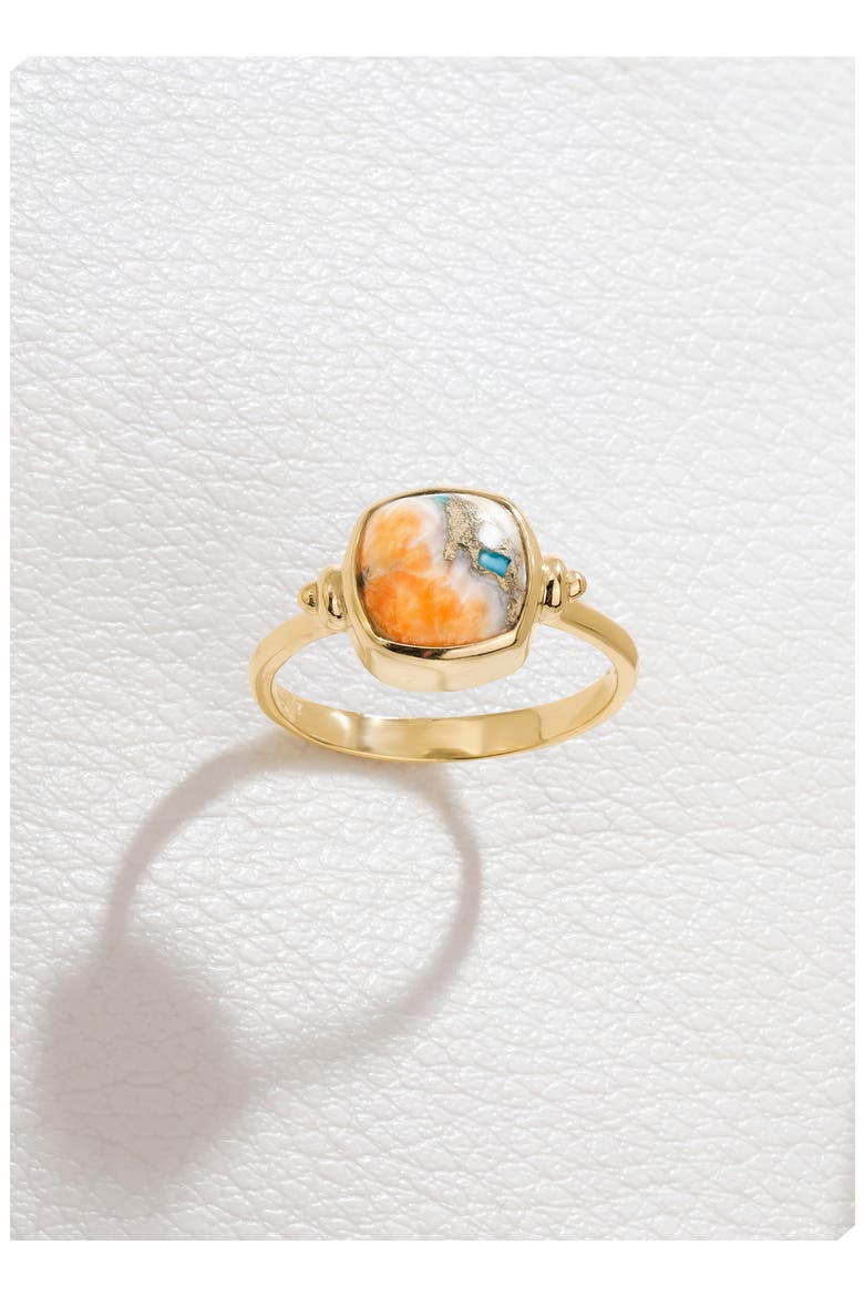 Gemstone Ring, Alternate, color, ORANGE
