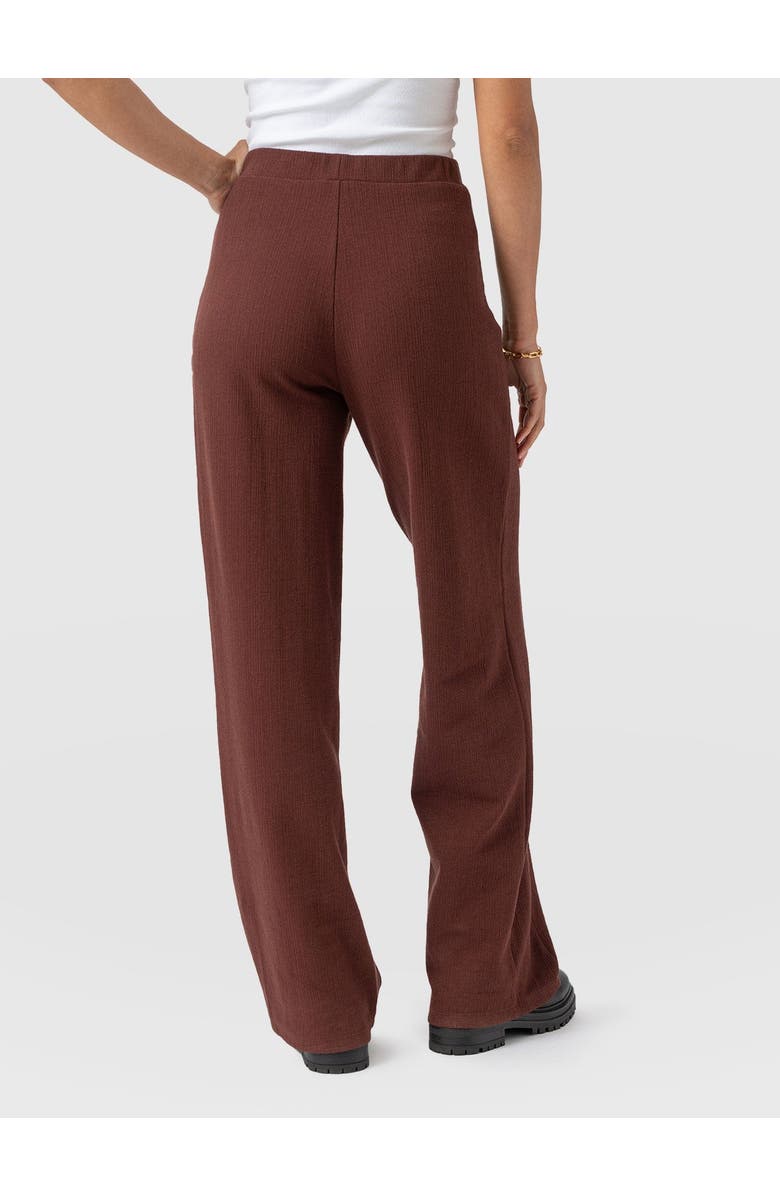 Saint + Sofia Chelsea Pant, Alternate, color, Maroon Textured