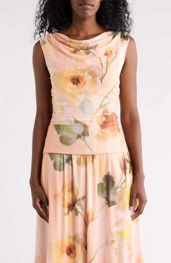 DR2 by Daniel Rainn Print Mesh Top