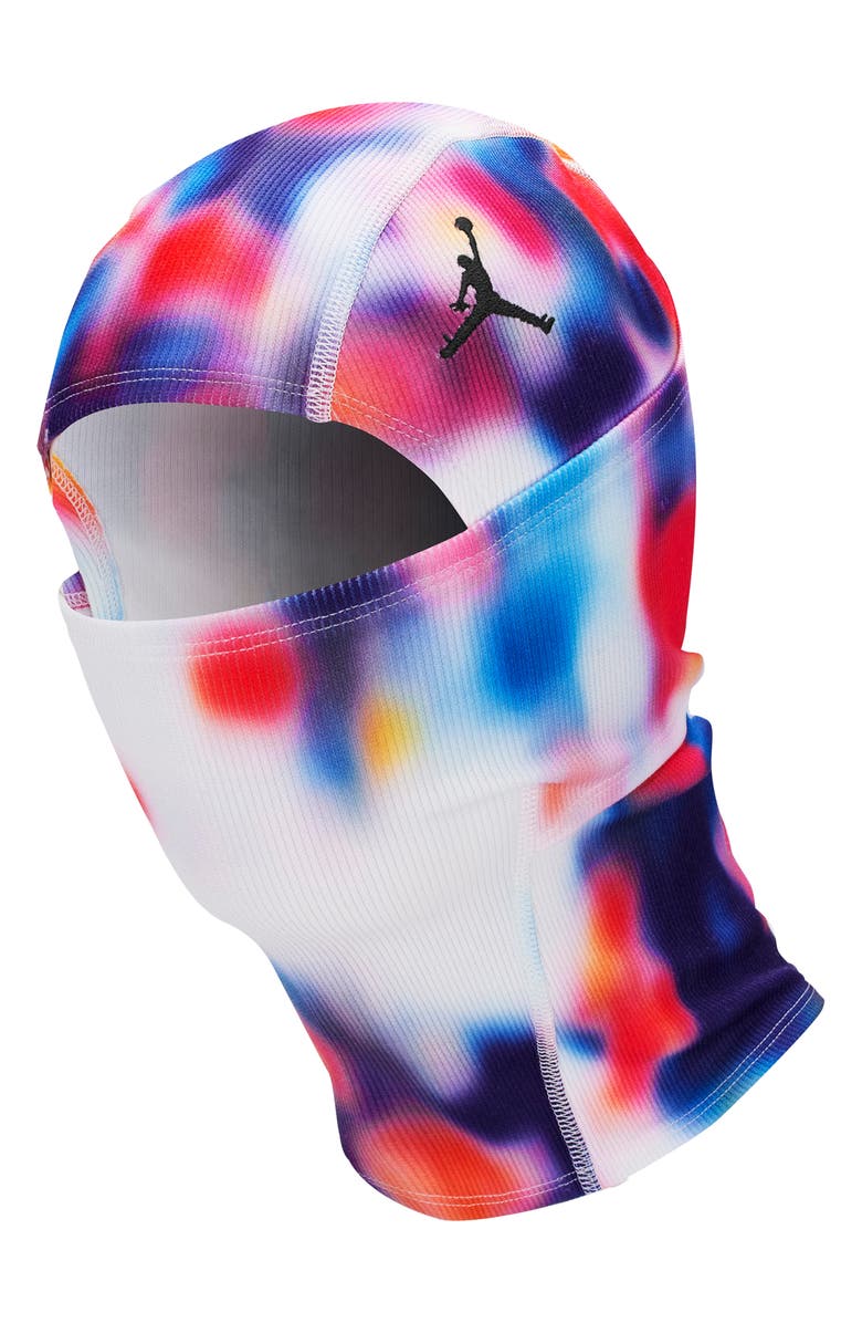 Jordan Flight Warm Rib Knit Balaclava, Main, color, White Multi
