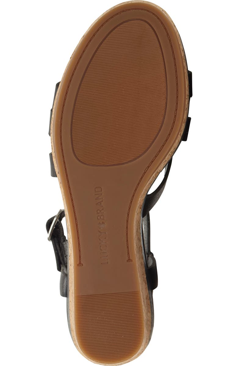 Lucky Brand Batikah Strappy Wedge Sandal, Alternate, color,