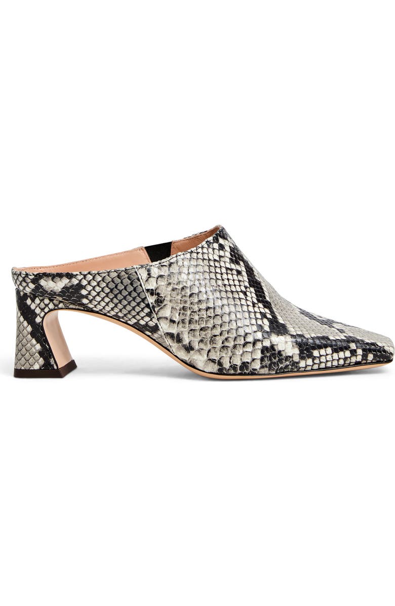 Bruno Magli Fran Mule, Alternate, color, Black/White Snake