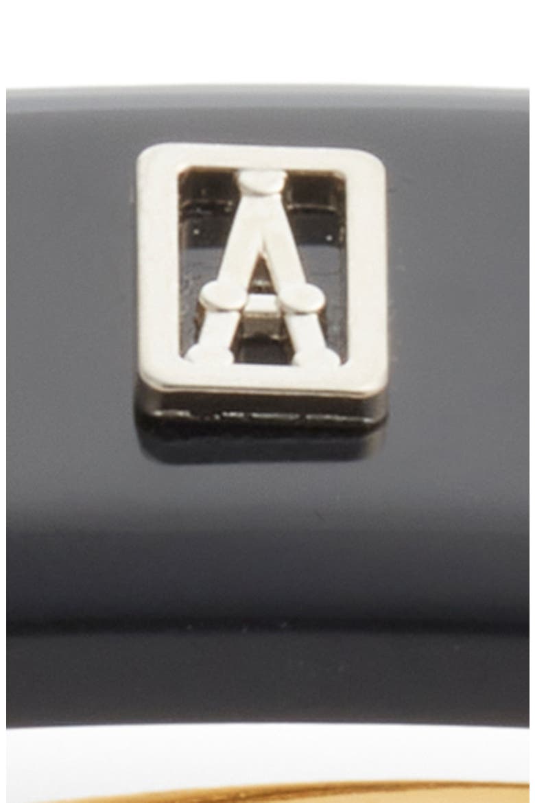 Logo Barrette, Alternate, color, BLACK
