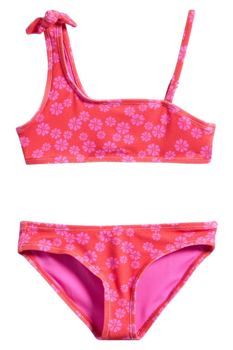 Kids' IYKYK Two-Piece Swimsuit, Main, color, CORAL