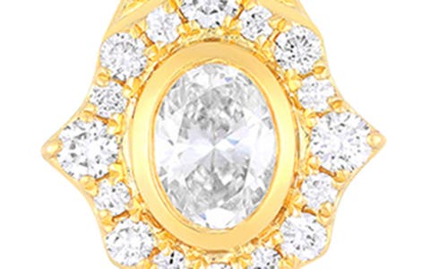 Ef Collection Daphne Diamond Pendant Double Chain Necklace In Gold