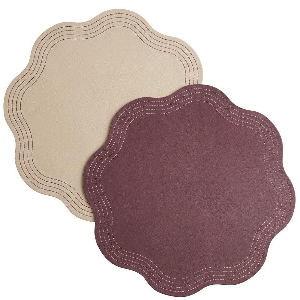 Ivory Cream/Wine