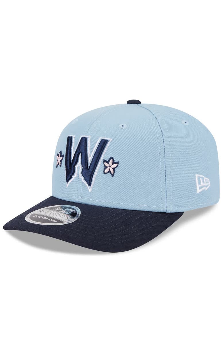 New Era Men's New Era Light Blue/Navy Washington Nationals 2025 City Connect 9SEVENTY Adjustable Hat, Main, color, Light Blue