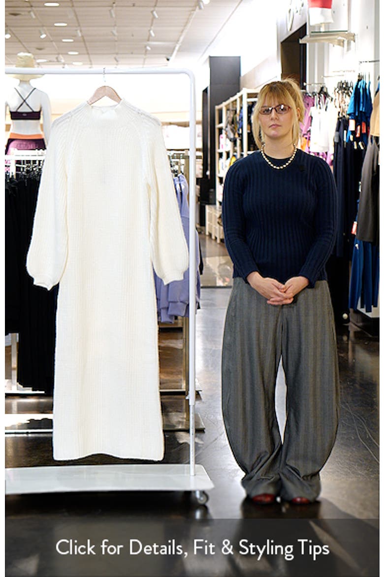 Tobin Mock Neck Long Sleeve Maxi Sweater Dress video
