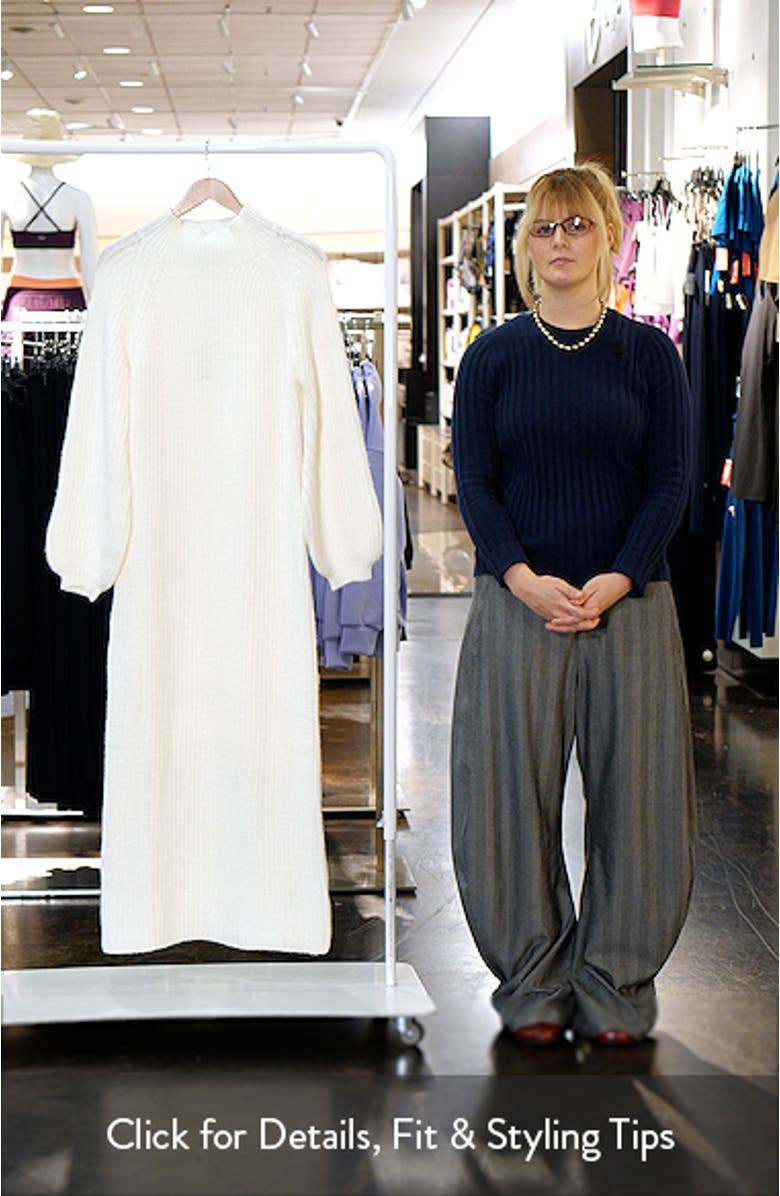Tobin Mock Neck Long Sleeve Maxi Sweater Dress, sales video thumbnail