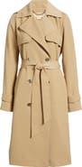 Michael Kors Drapey Tie Waist Trench Coat