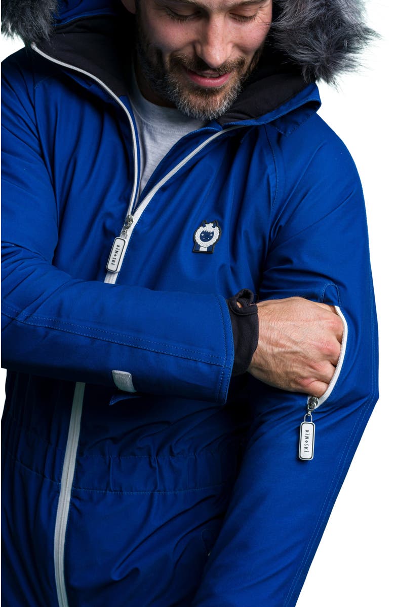 Roarsome Frosty Mens Ski Suit, Alternate, color, Blue