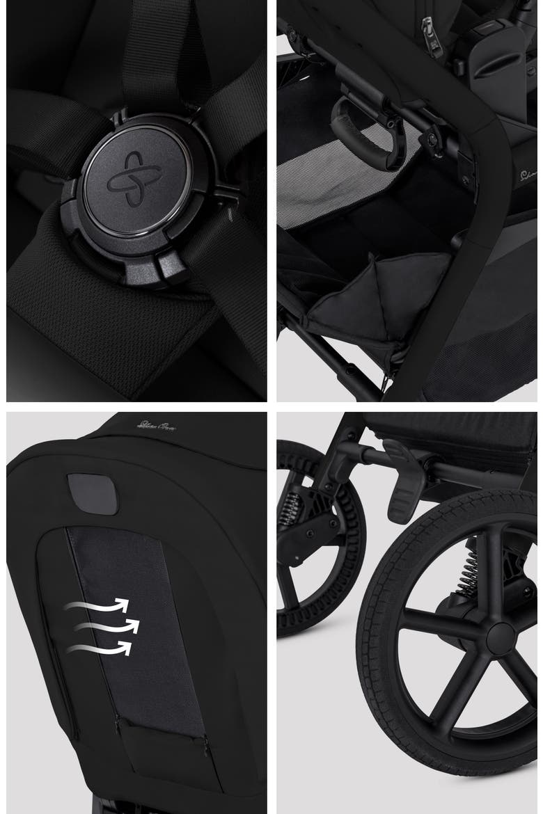 Breez Midsize Compact Stroller, Alternate, color, ONYX