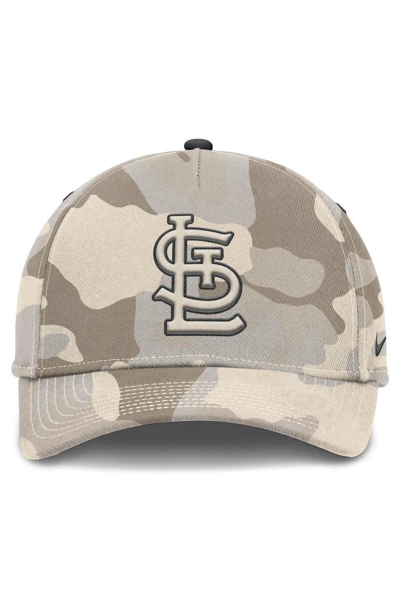 Nike Men's Nike Natural St. Louis Cardinals Camo Pack Rise Adjustable Hat, Alternate, color, Natural