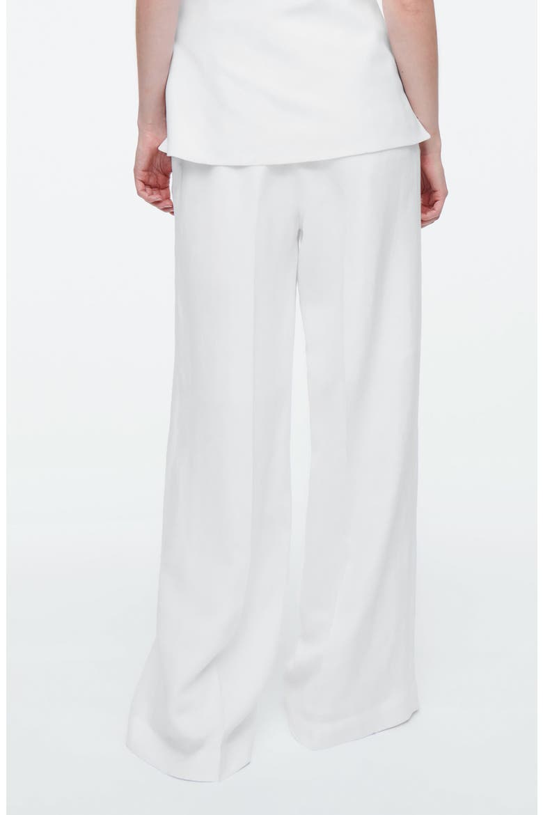 Tailored Wide Leg Pants, Alternate, color, WHITE DUSTY LIGHT