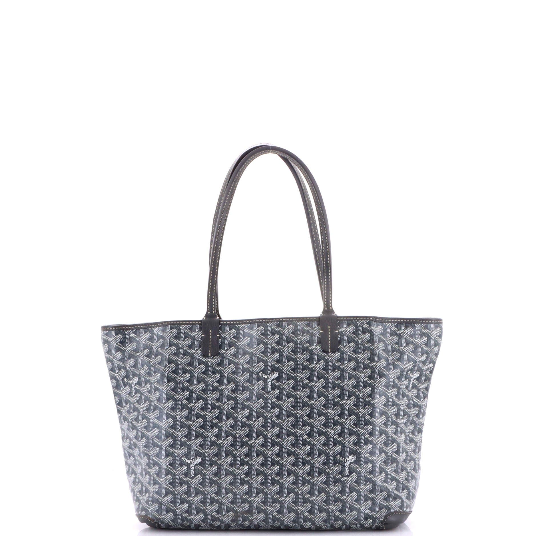 Pre-Owned Goyard Artois Tote Coated Canvas PM, Alternate, color, Gray