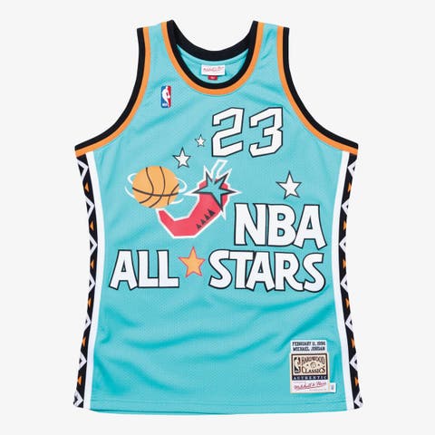Men's Mitchell & Ness Michael Jordan Teal 1996 NBA All-Star Game Authentic Jersey