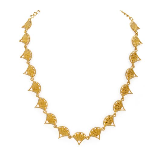 Dhwani Bansal Pankha Necklace In Gold