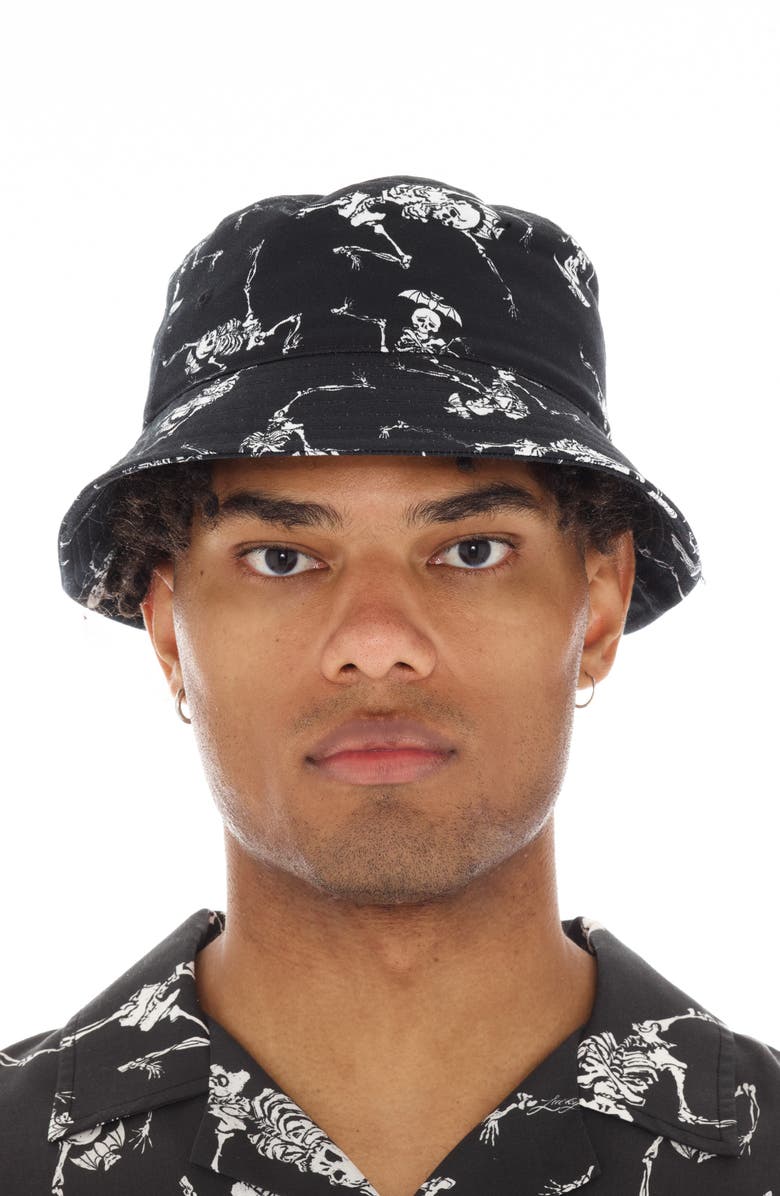 Cult of Individuality Lucky Cotton Bucket Hat, Alternate, color, 