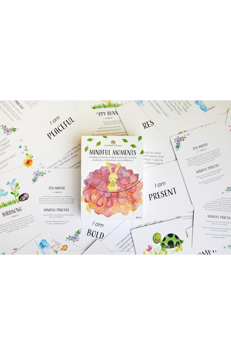 Boundless Blooms Mindful Moments Card Deck, Alternate, color, Multi