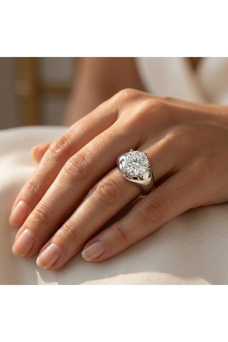 Certified 5Ct Bryn Diamond Solitaire Engagement Ring Lab Grown, Alternate, color, 14k Yellow Gold