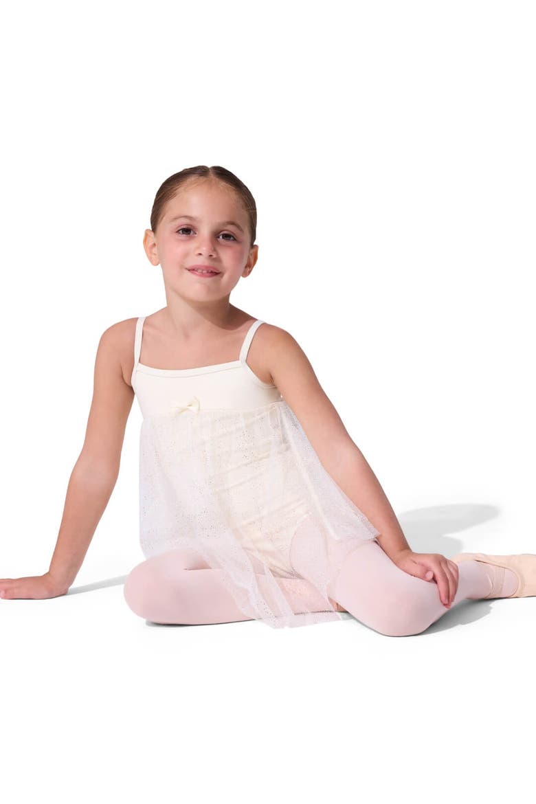 Baby Doll Ballet Dress Glitter, Alternate, color, white