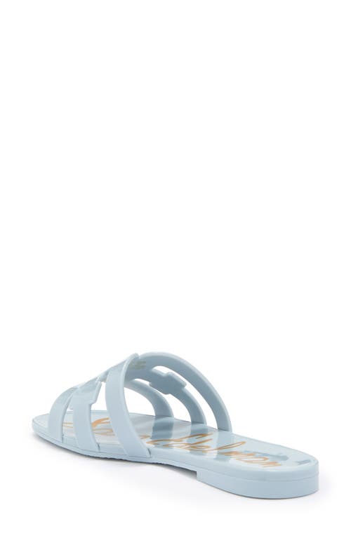 Sam Edelman Bay Jelly Slide Sandal Cape Blue Jelly In Cape Blue
