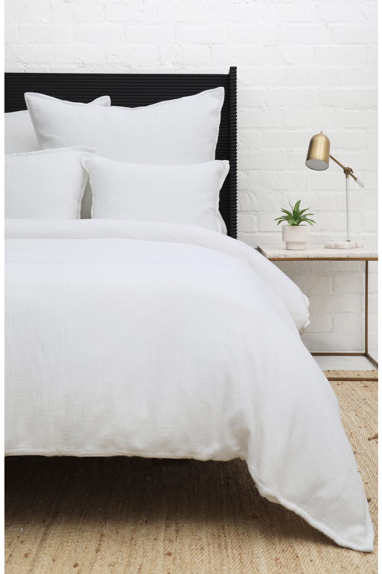 Waverly Duvet Cover & Sham Set, Alternate, color, WHITE