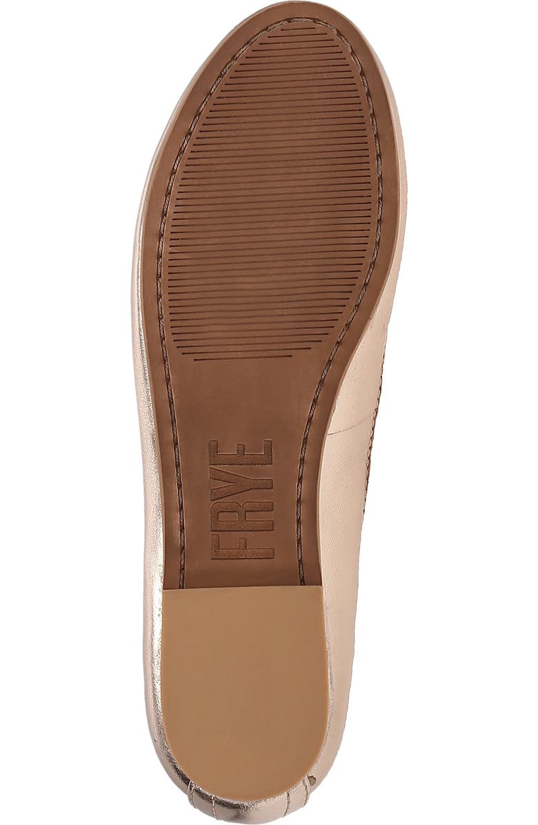 Frye Carson Ballet Flat, Alternate, color, Rose Gold