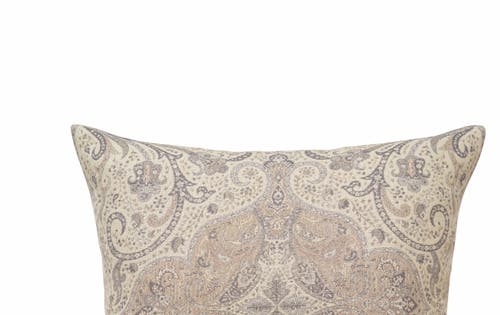 Elisabeth York Suman Natural Cotton Euro Pillow Sham In Brown