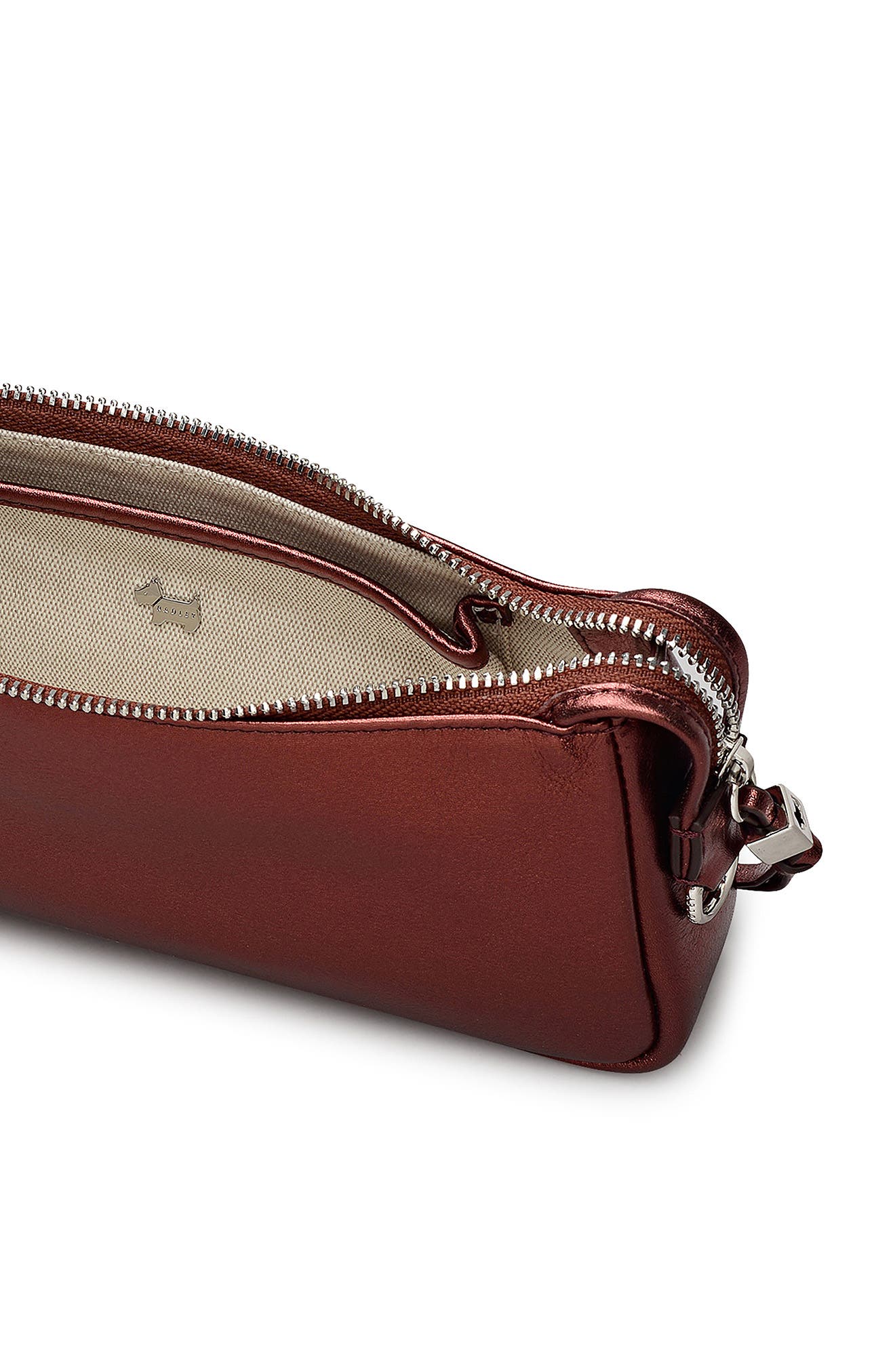 Radley Carlton Close Metallic Mini Shoulder Bag, Alternate, color, 