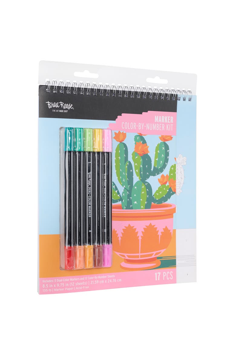 Marker Color byNumber Kit Western Desert, Alternate, color, Multicolored
