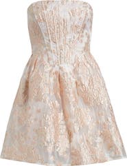 Lulus Ayla Jacquard Minidress