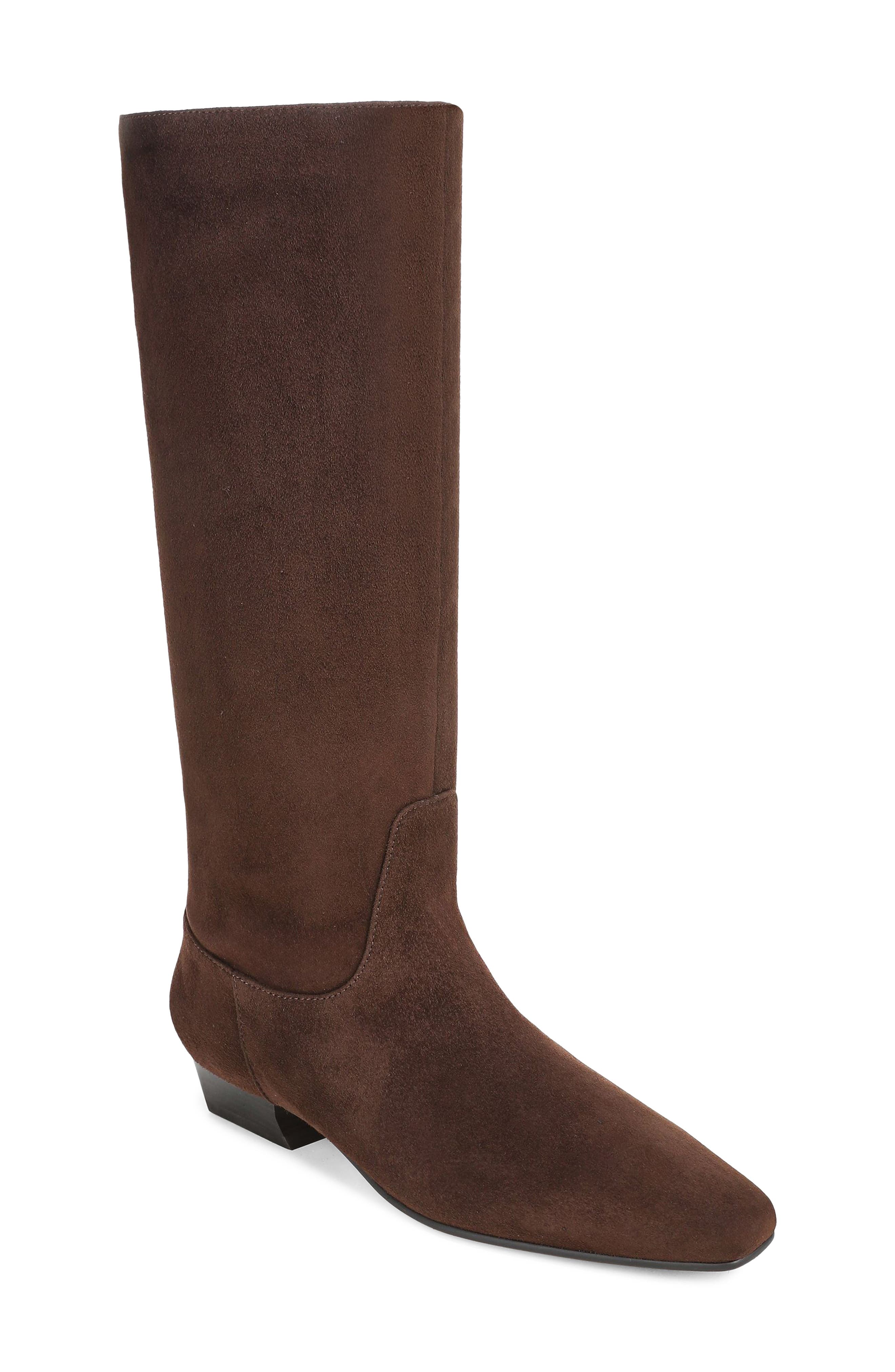 Addison Tall Boot, Main, color, COFFEE BEAN SUEDE