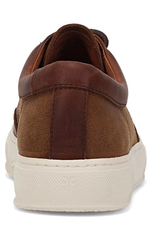 Frye Hoyt Low Water Resistant Sneaker In Brown