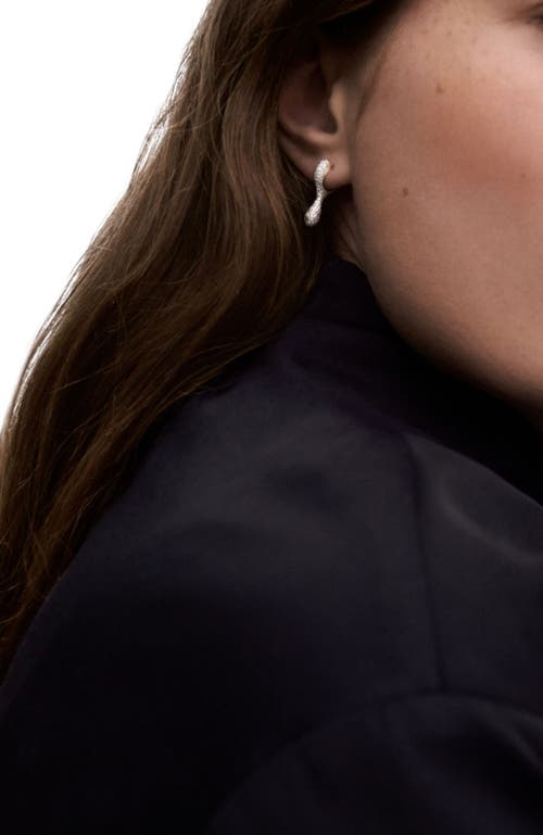 Pdpaola Pavé Ray Hoops In Gold