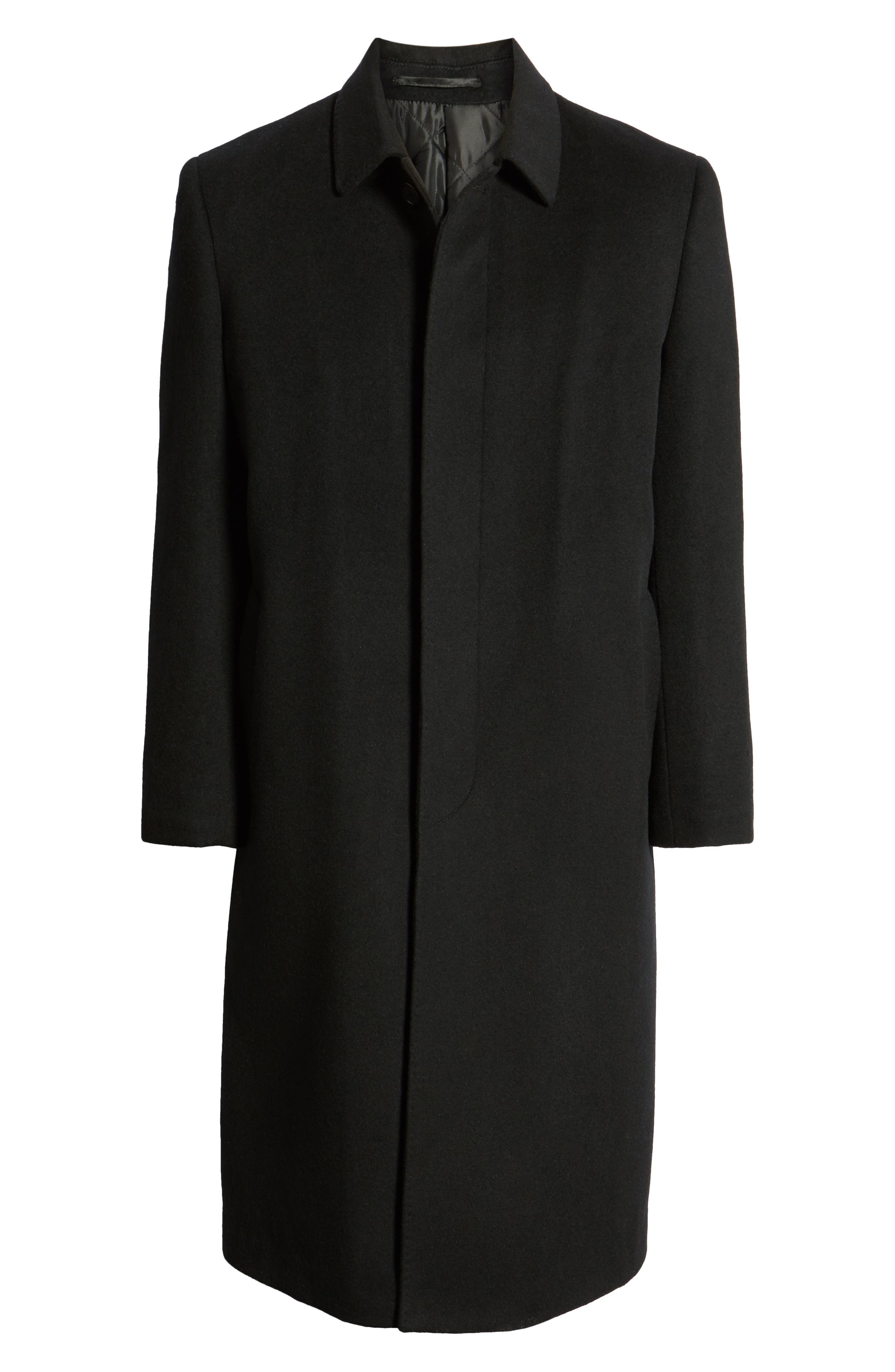 Hart Schaffner Marx Stanley Classic Fit Wool & Cashmere Overcoat — фото 6