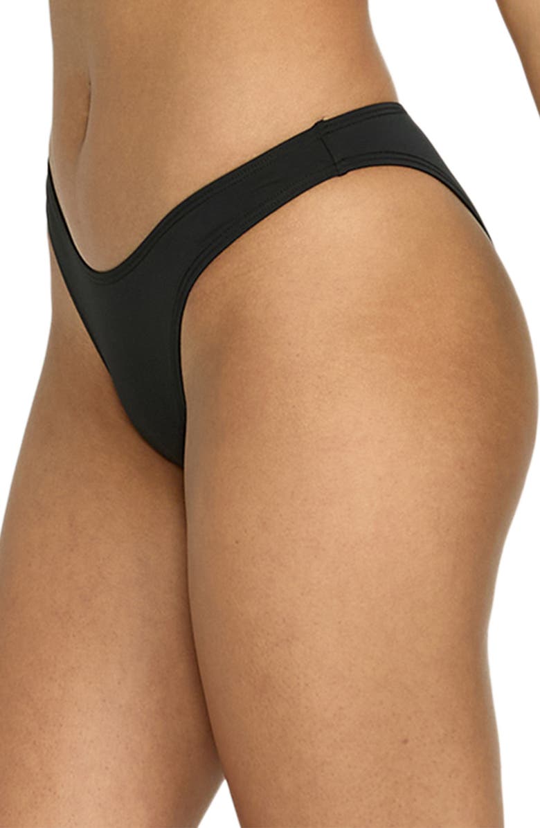 Billabong Sol Searcher Hike Bikini Bottoms, Alternate, color, Black Pebble