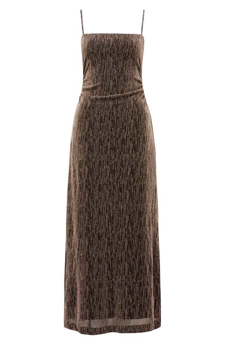 Ever New Kendra Metallic Jersey Midi Dress, Alternate, color,